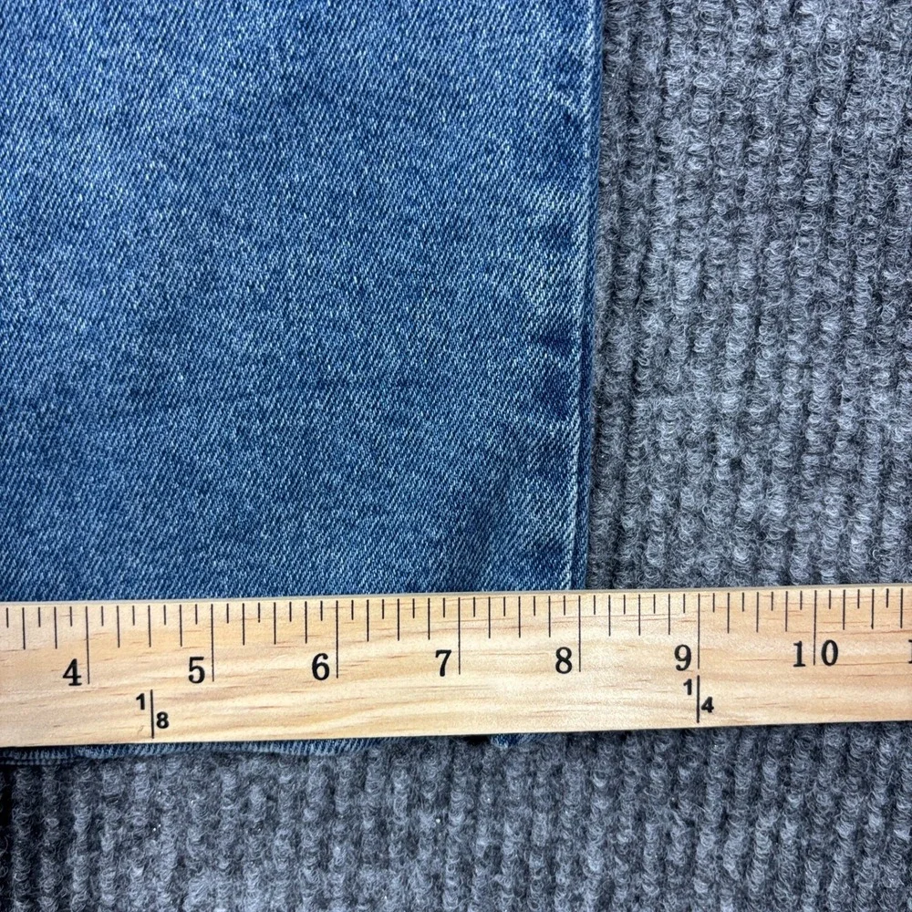 Wrangler Straight Leg Jeans Mens 40x32 Blue Premium Quality Comfort Stretch